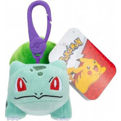 Jazwares Pokemon Bulbasaur με Κλιπ 10cm