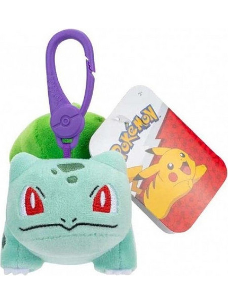 Jazwares Pokemon Bulbasaur με Κλιπ 10cm