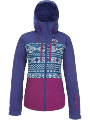 Picture Γυναικείο Μπουφάν Softshell Μακρύ Αδιάβροχο Μωβ WVT101