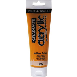 Daler-Rowney Graduate 690 Yellow Ochre Ακρυλικό Χρώμα Ζωγραφικής 120ml