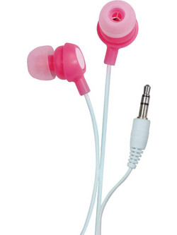 SoundLab Bud G141C Ακουστικά Ψείρες In-Ear Λευκά Ροζ