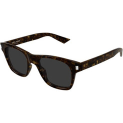 Saint Laurent SL875 002 Ανδρικά Γυαλιά Ηλίου Τετράγωνα Κοκάλινα Ταρταρούγα με Μαύρο Φακό