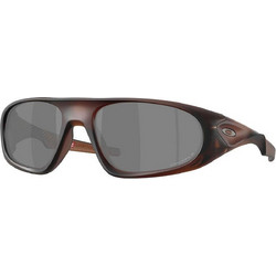 Oakley OO9528 05 Ανδρικά Γυαλιά Ηλίου Μάσκα Κοκάλινα Καφέ με Μαύρο Φακό