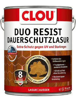 Clou Duo Resist Βερνίκι Εμποτισμού Ξύλου Ματ 0.75lt