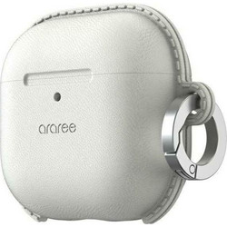 Araree Pops Θήκη PC με Γάντζο για Apple AirPods 4 Λευκή