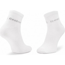 Reebok Ανδρικές Κάλτσες Κοντές Λευκές 3Pack DU2922