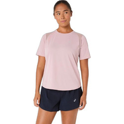 ASICS Road SS Γυναικείο Αθλητικό T-Shirt Ροζ 2012D371-700