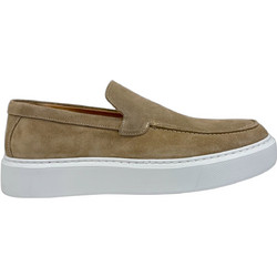 Damiani Ανδρικά Μοκασίνια Loafers Καστόρινα Εκρού 4701