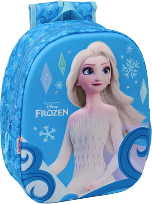 Safta Frozen Σχολική Τσάντα Πλάτης Νηπιαγωγείου Μπλε 622671892