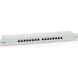 Equip 326316 Ethernet Patch Panel Rack 1U 19" 16 Θυρών Cat.6 Shielded FTP