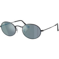 Ray-Ban RB3547N 002/8O Ανδρικά Γυαλιά Ηλίου Στρογγυλά Μεταλλικά Μαύρα με Γκρι Φακό
