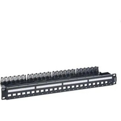 Ethernet Patch Panel Keystone Rack 19" 24 Θυρών Cat.5e/Cat.6/Cat.6a Unshielded