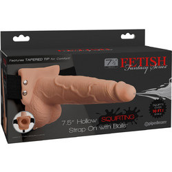Pipedream Fetish Fantasy 7.5" Hollow Squirting Harness Strap On με Dildo 19cm Flesh