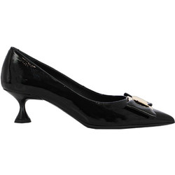 Boss Shoes Γόβες Λουστρίνι με Λεπτό Χαμηλό Τακούνι & Φιόγκο Μαύρες CW51002