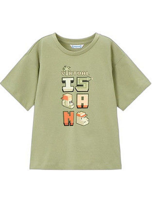 Mayoral Παιδικό T-Shirt Κοντομάνικο Πράσινο Mint 26-03078-073