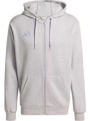 Adidas Ανδρική Ζακέτα Φούτερ με Κουκούλα και Φερμουάρ Γκρι KF5947