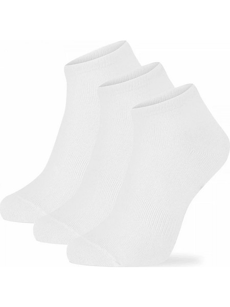 Walk Ανδρικές Κάλτσες Κοντές Λευκές 3Pack V16-01