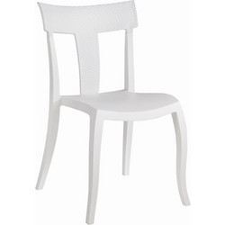 Papatya Toro-S Καρέκλα Κήπου Rattan Λευκή 149-25870