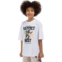 District75 Παιδικό T-Shirt Κοντομάνικο Λευκό 126KBSS-713-091