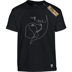 Takeposition I Love Dogs Παιδικό T-Shirt Κοντομάνικο Μαύρο 214-806-3079