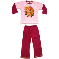 Helios Lion King Simba & Nala Παιδική Πιτζάμα Συνθετική Χειμωνιάτικη Κόκκινη Ροζ 86655-00