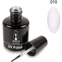 Amora 010 White Ημιμόνιμο Βερνίκι Νυχιών 10ml