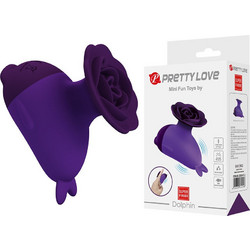 Pretty Love Dolphin Mini Vibrator Κλειτοριδικός Δονητής Μωβ