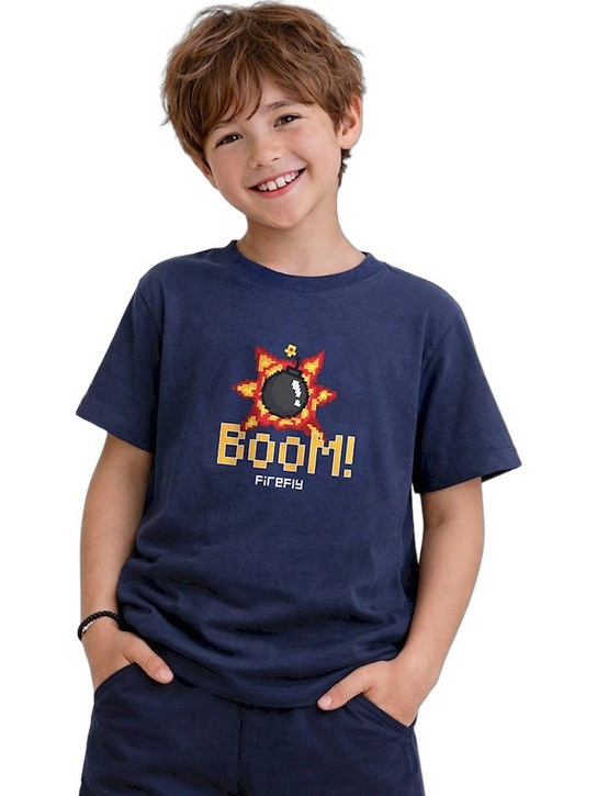 Firefly Παιδικό T-Shirt Κοντομάνικο Navy Μπλε FBT26205-0685
