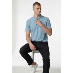 Ben Tailor Ανδρική Μπλούζα Polo Κοντομάνικη Γαλάζια BENT.1566