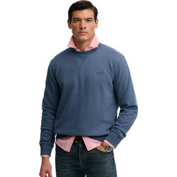 Superdry D1 Ovin Essential Logo Crew Sweatshirt Ανδρικό Αθλητικό Φούτερ Πετρόλ M2013751A-11V