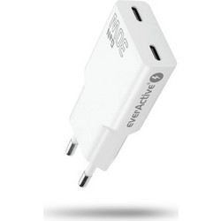 everActive SC-385Q Φορτιστής χωρίς Καλώδιο με 2 Θύρες USB-C 30W Quick Charge 4.0+ & Power Delivery