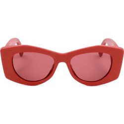 Lanvin LNV638S 604 Γυναικεία Γυαλιά Ηλίου Cat Eye Κοκάλινα Κόκκινο με Ροζ Φακό