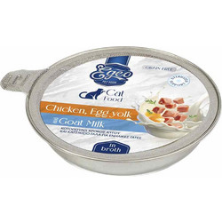 Egeo Pet Food Adult Grain Free with Chicken, Egg Yolk & Goat Milk in Broth 50gr