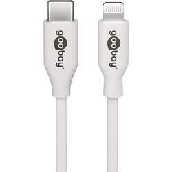 Goobay 39446 USB-C to Lightning Cable 1m White