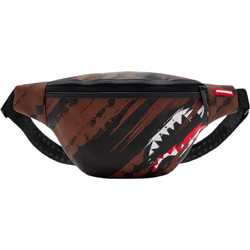 Sprayground Smeared Savvy Τσαντάκι Μέσης Αδιάβροχο Καφέ B8972