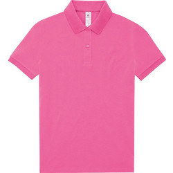 B&C Collection Γυναικεία Μπλούζα Polo Κοντομάνικη Lotus Φούξια PW461