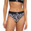Calvin Klein Ψηλόμεσο Γυναικείο String Μαύρο Λευκό LV00QF8813-Y3D