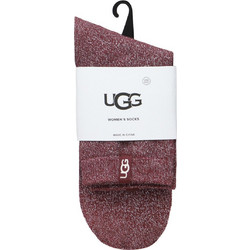 UGG Βαμβακερές Ανδρικές Κάλτσες Κοντές με Σχέδια Μπορντό 1171624-WGRP