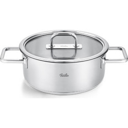 Fissler Viseo Pro Κατσαρόλα Ημιχύτρα Ανοξείδωτη Χωρίς Επίστρωση 20cm 6.4lt