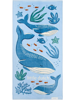 Little Dutch Ocean World Παιδική Πετσέτα Θαλάσσης Γαλάζια 60x120cm LD-CL26039112