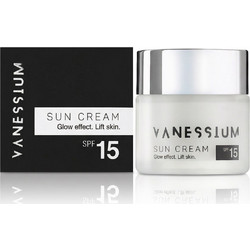 Vanessium Suncare Glow Effect Lift Skin Sun Cream SPF15 50ml