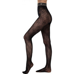 Elisabetta Franchi Καλσόν με Σχέδιο Μαύρο CZ12L37E2V120-110