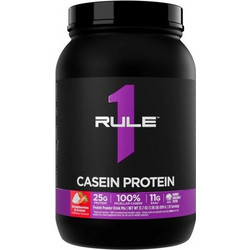 Rule1 Casein Strawberries Cream Πρωτεΐνη 910gr