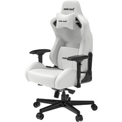 Anda Seat KAISER-II Καρέκλα Gaming Δερματίνης με Ρυθμιζόμενα Μπράτσα Λευκή AD12XL-07-W-PV-W01