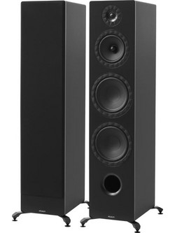 Elipson Prestige Facet II 24F Ζεύγος Ηχείων Hi-Fi Δαπέδου 250W 3.5 Δρόμων Black