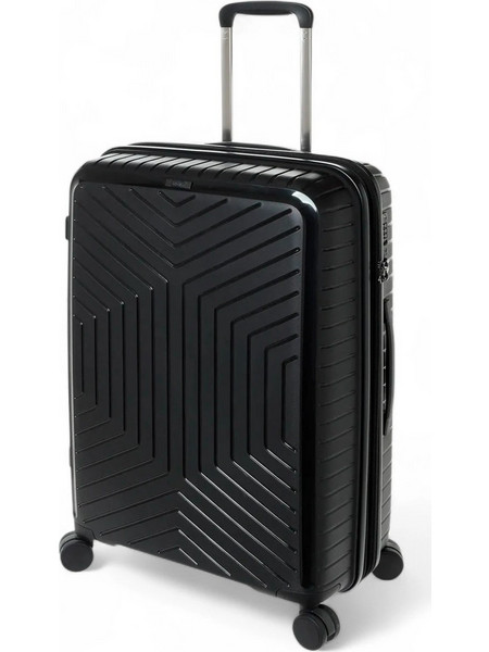 Stelxis Mercury ST650-M Βαλίτσα Μεσαία 68x43x25cm με 4 Ρόδες Μαύρη