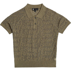 G-Star RAW Γυναικεία Πλεκτή Μπλούζα με Γιακά Χακί D26061-D166-6057