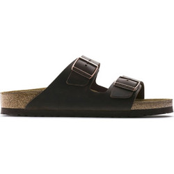 Birkenstock Arizona Δερμάτινα Γυναικεία Σανδάλια Ανατομικά Σοκολατί 052533