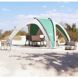 vidaXL Τέντα Παραλίας Πράσινη 435x435x244cm 4009547