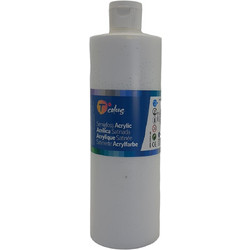 Tcolors Semigloss White Ακρυλικό Χρώμα Ζωγραφικής 500ml